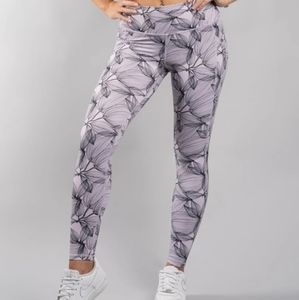 Buffbunny Citrus Lilac leggings large